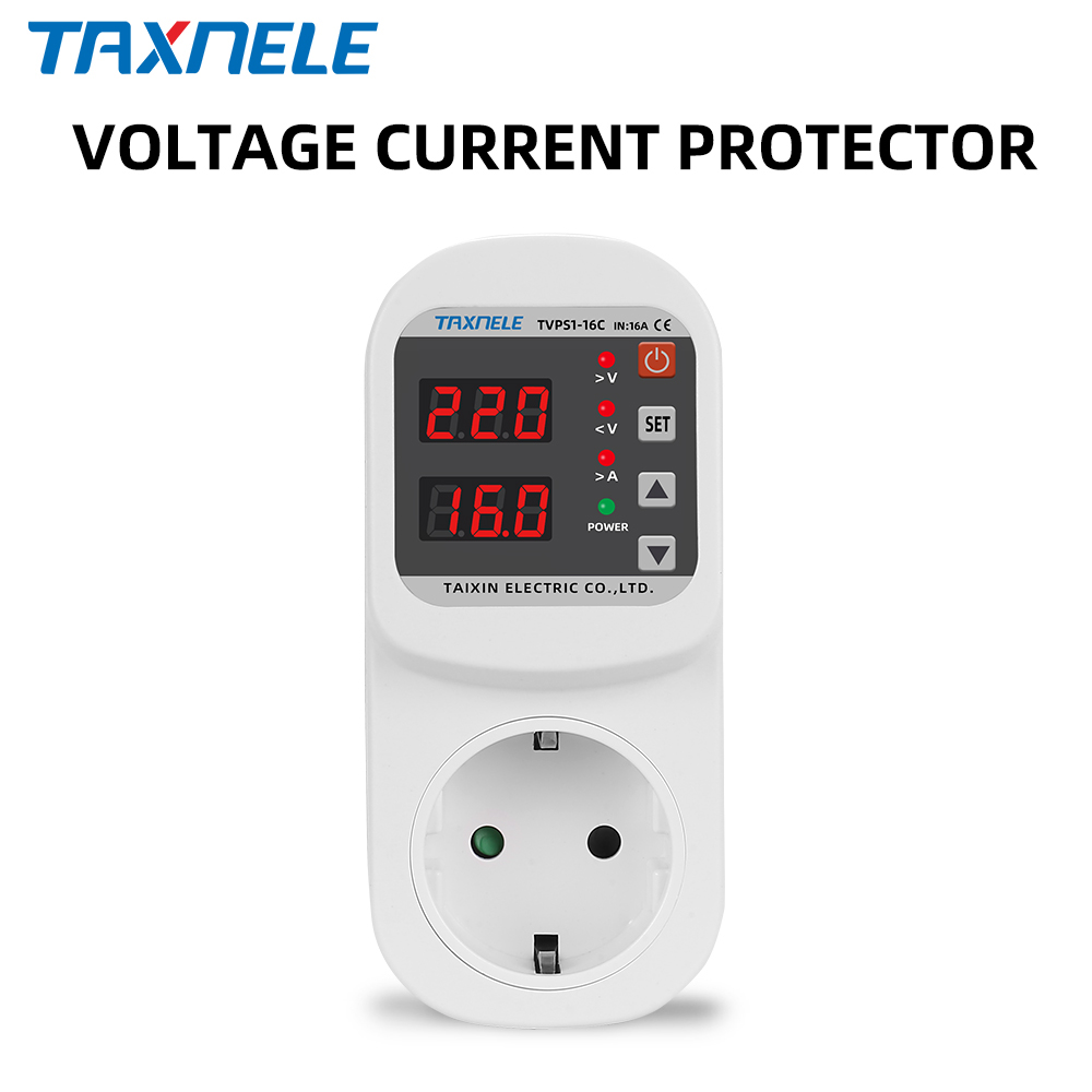 Ac Surge Protector - Automatic Voltage Current Protector Socket AC