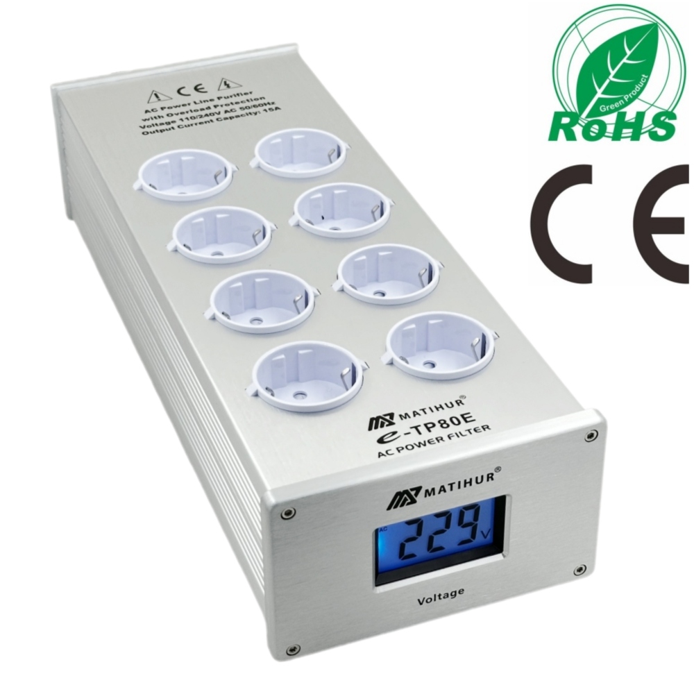 Ac Surge Protector - MATIHUR e-TP80 Audio Noise AC Power