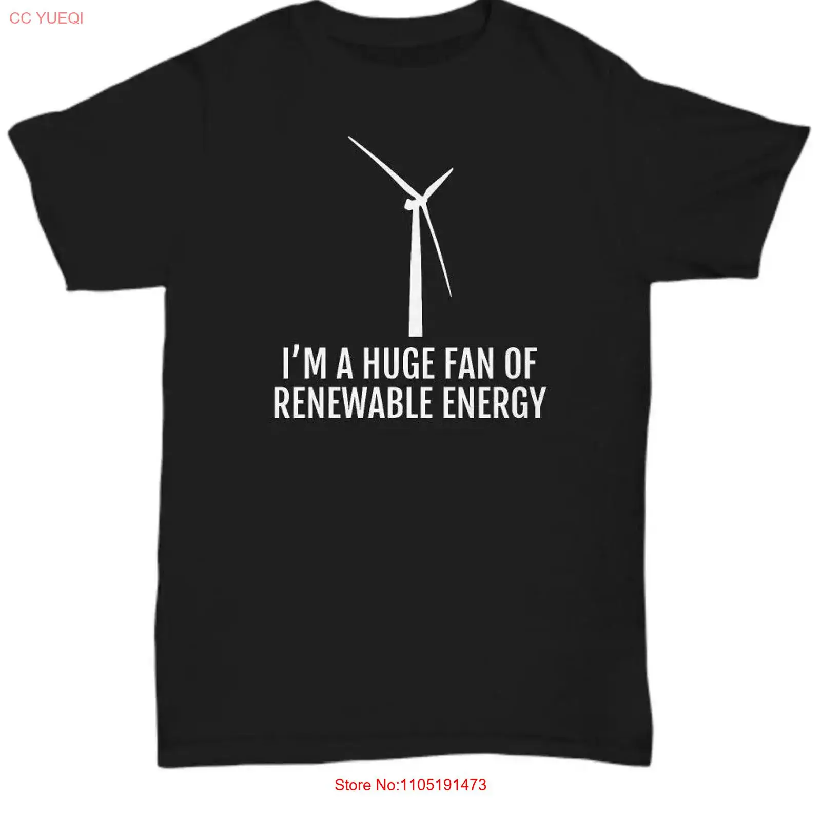 Renewable Energy Global - Wind Energy T Shirt Clean Climate
