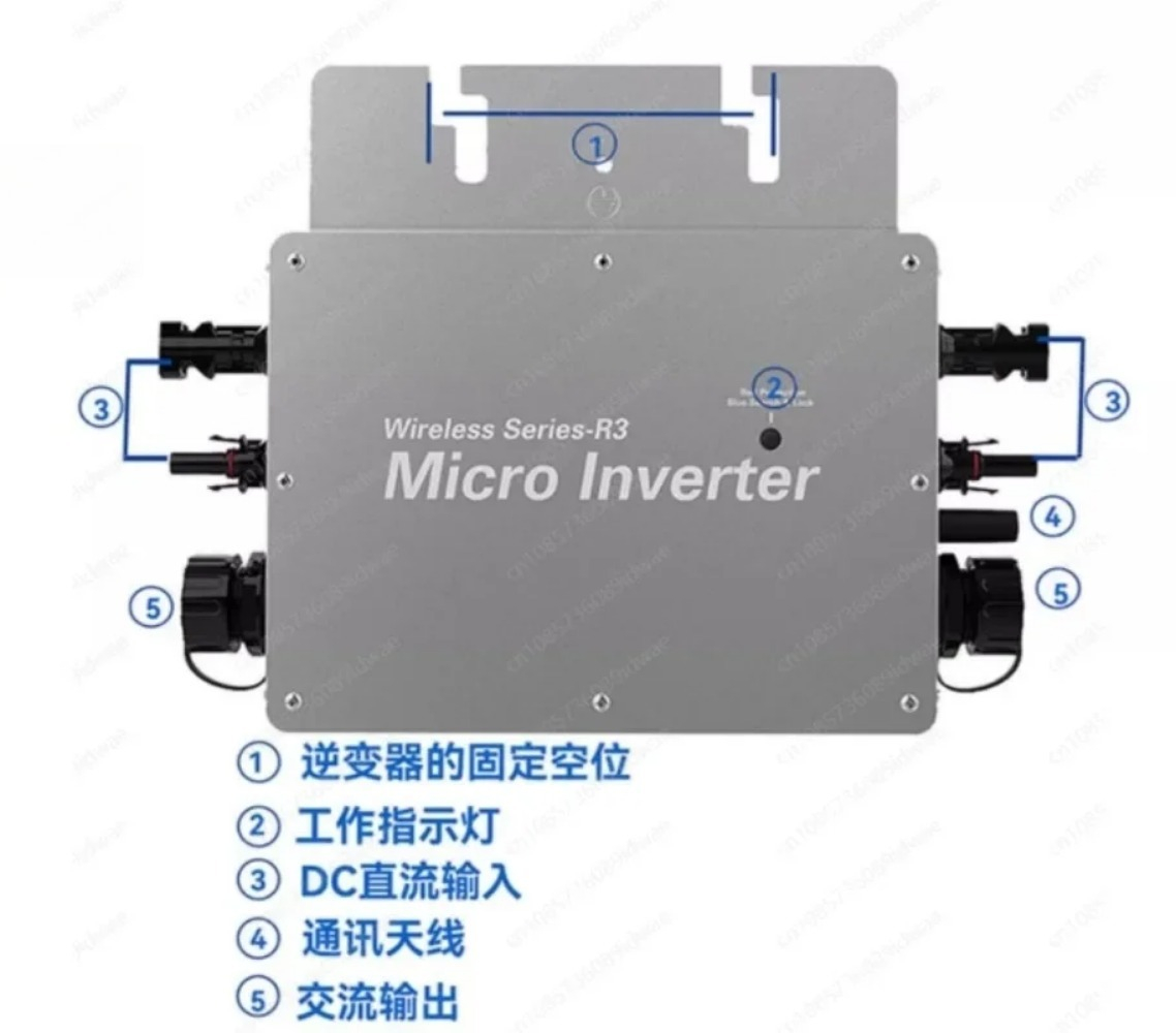 Grid Tie Micro Inverter - The WVC-400W Micro Photovoltaic Grid-tied Inverter