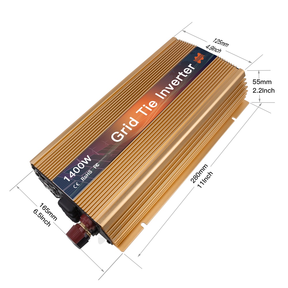 1000-1400W Grid Tie Micro Sola - огляд і ціна Grid Tie Micro Inverter