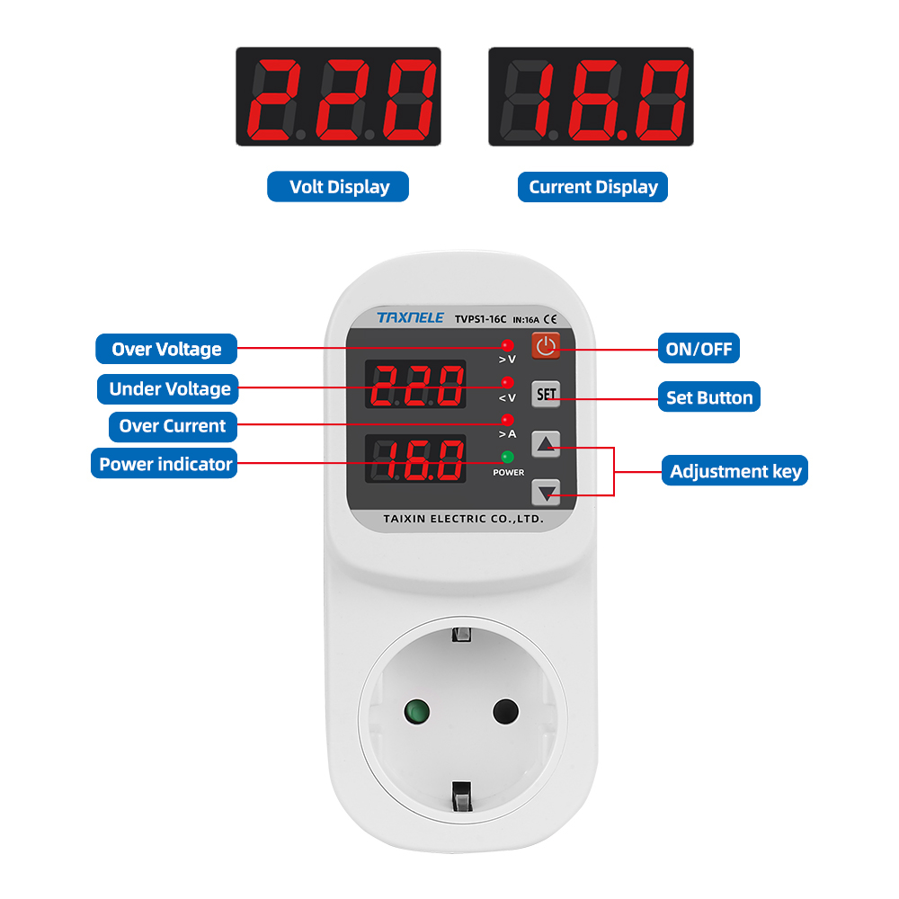 Automatic Voltage Current Prot - огляд і ціна Ac Surge Protector
