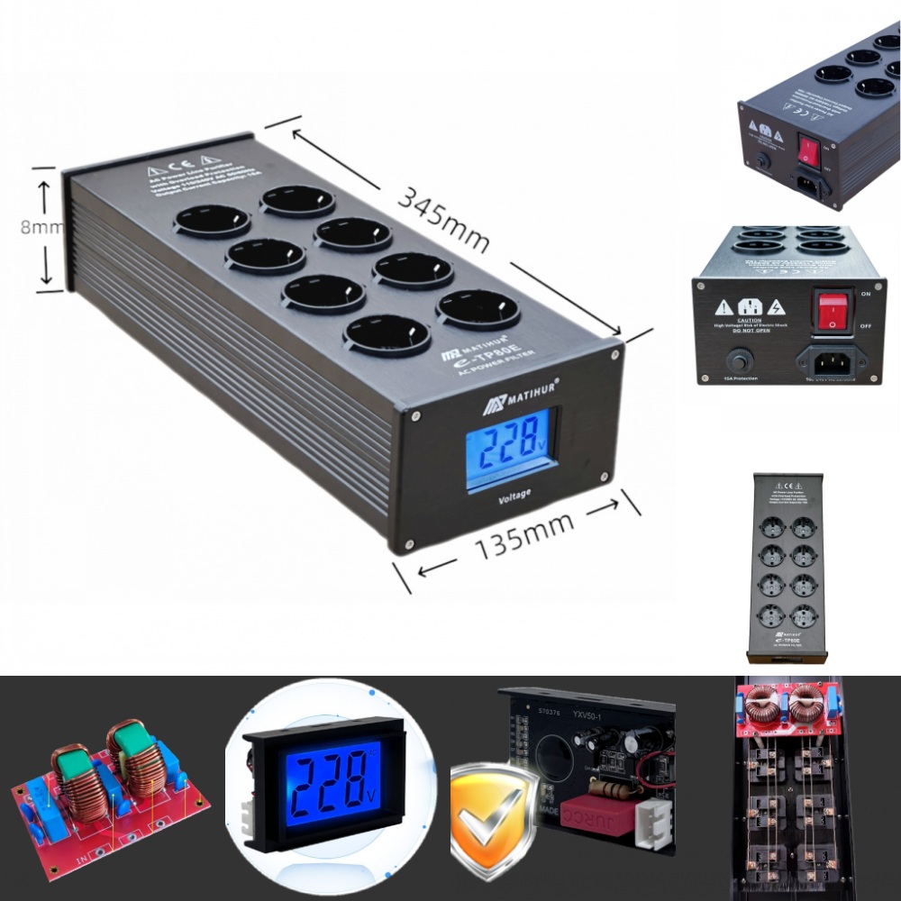MATIHUR e-TP80 Audio Noise AC  - огляд і ціна Ac Surge Protector