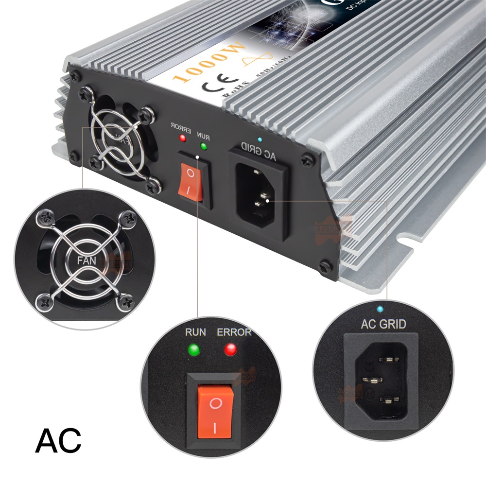 1000W 1300W 1400W Grid Tie Mic - огляд і ціна Grid Tie Micro Inverter