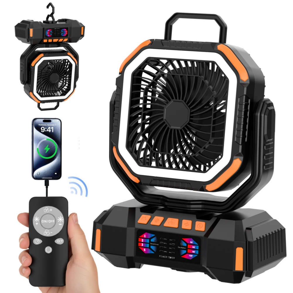 40000mAh Battery Operated Fan  - огляд і ціна Renewable Energy Game
