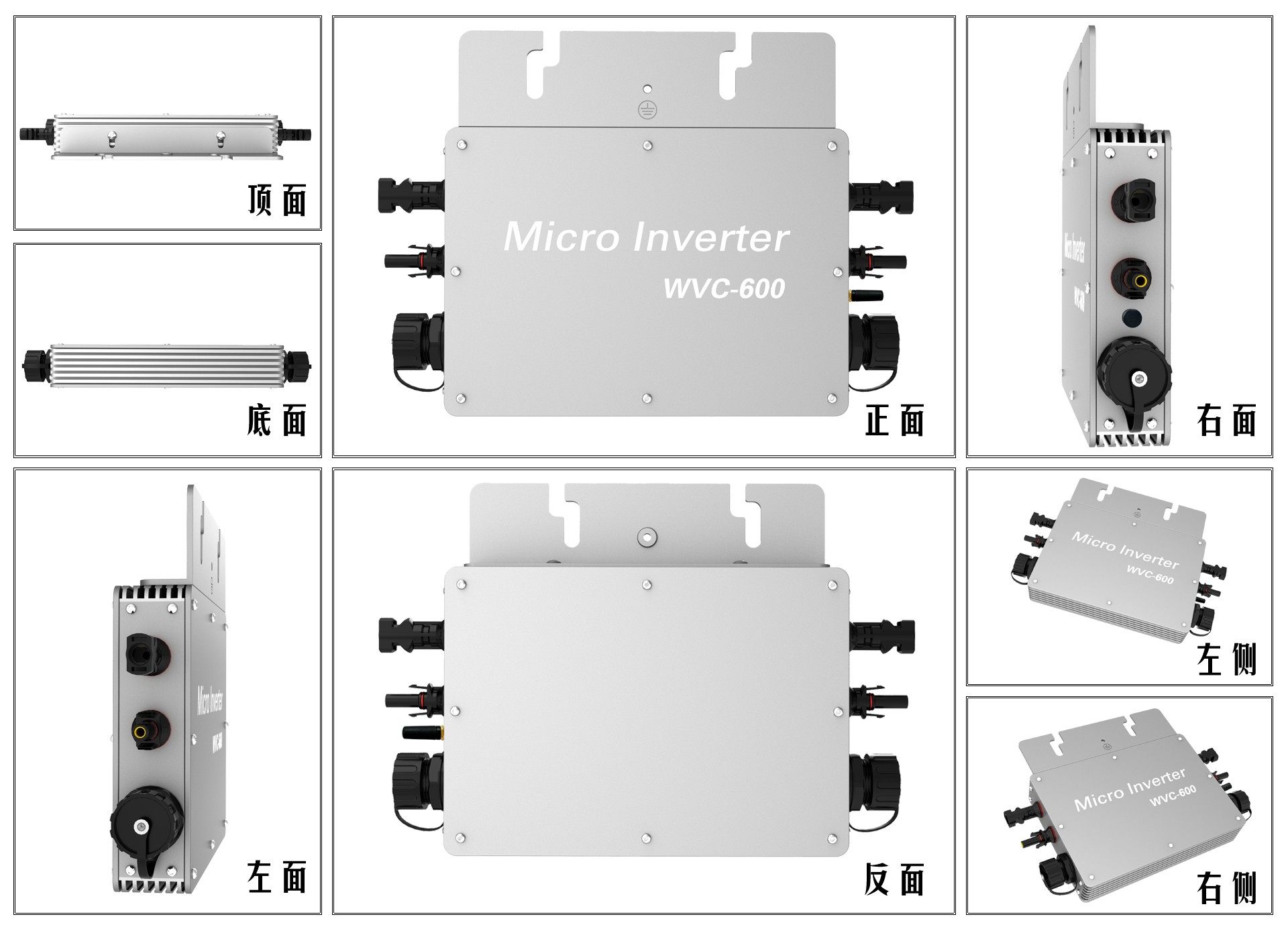 WIFI IoT WVC Solar PV Smart Mi - огляд і ціна Grid Tie Micro Inverter