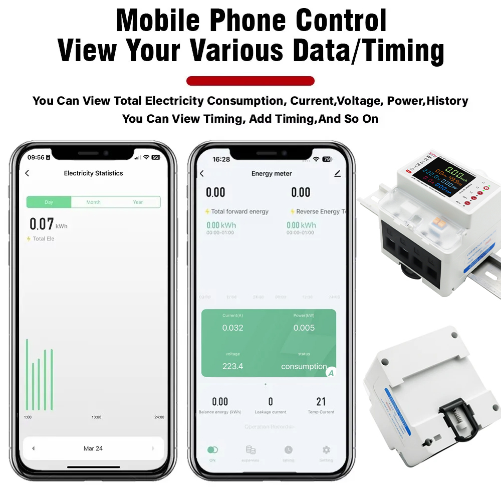 EARU Three Phase Tuya WiFi Sma - огляд і ціна Ac Surge Protector