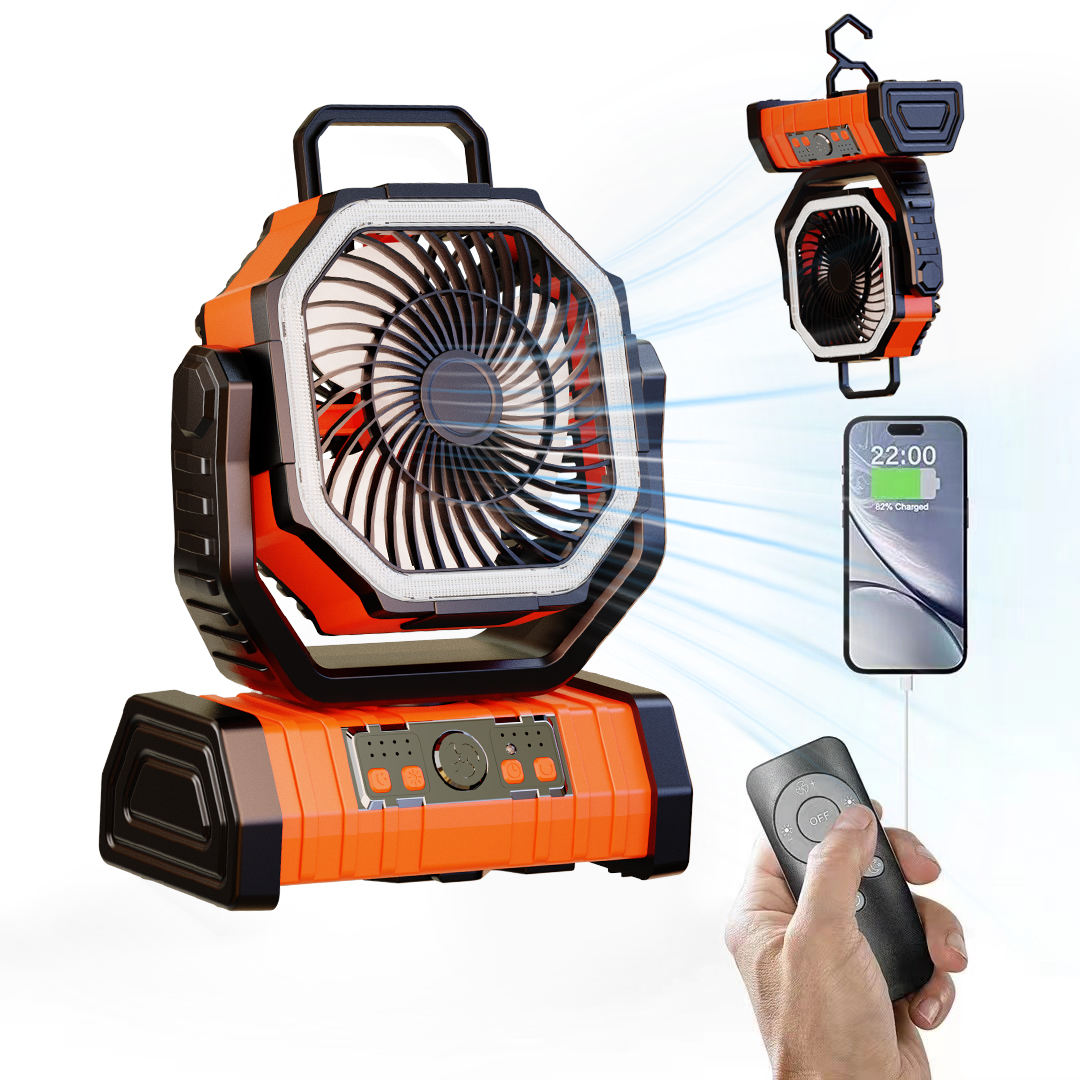 20000mAh Battery Operated Fan, - огляд і ціна Renewable Energy Game