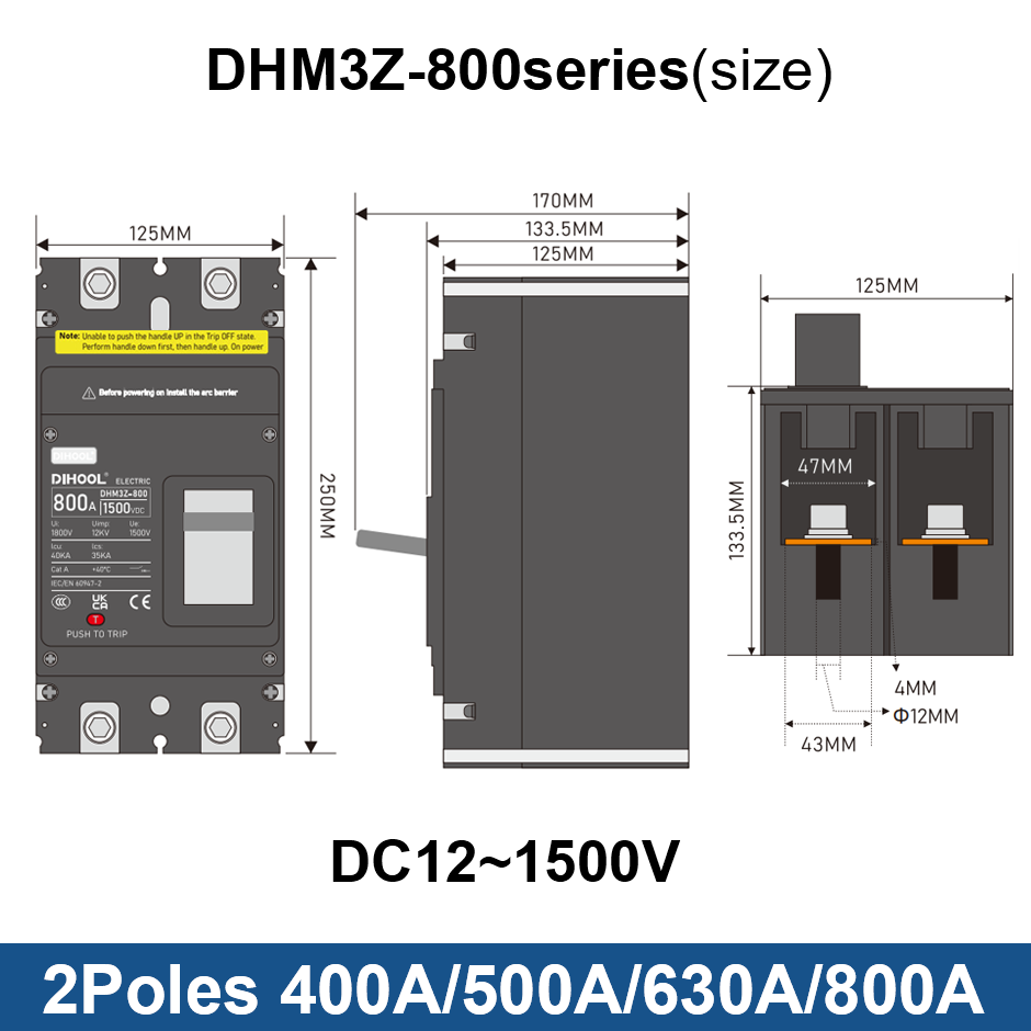 DC MCCB Molded Case Circuit Br - огляд і ціна Ac Surge Protector