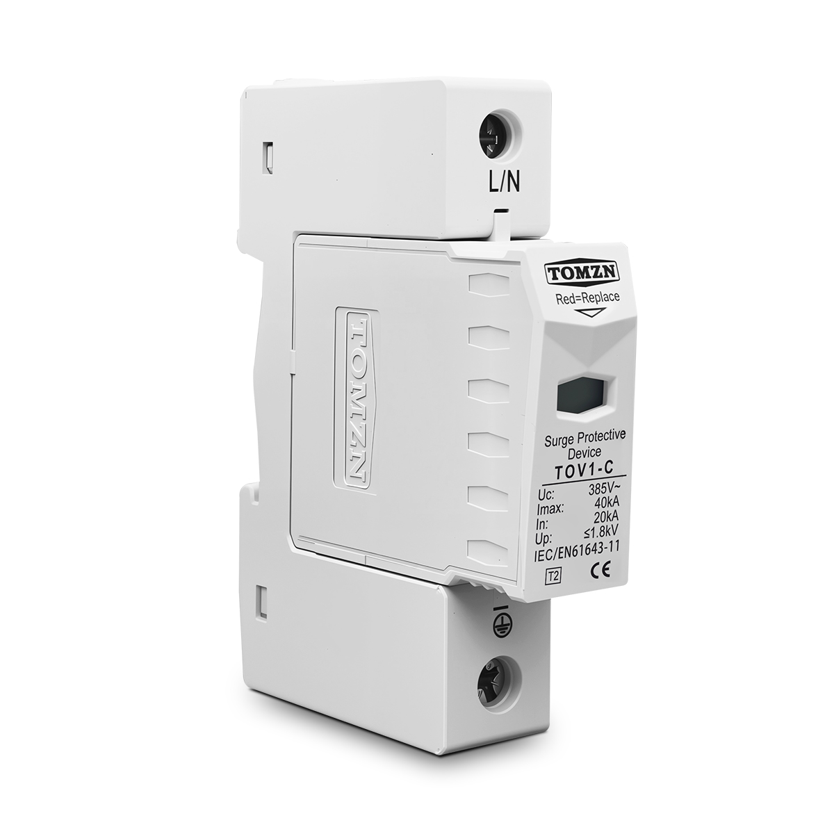 TOMZN AC SPD 1P 20KA 40KA 60KA - огляд і ціна Ac Surge Protector