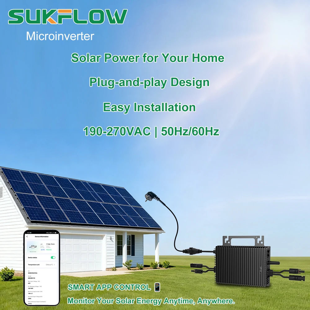 SUKFLOW Zero Expert 1200W Grid - огляд і ціна Grid Tie Micro Inverter