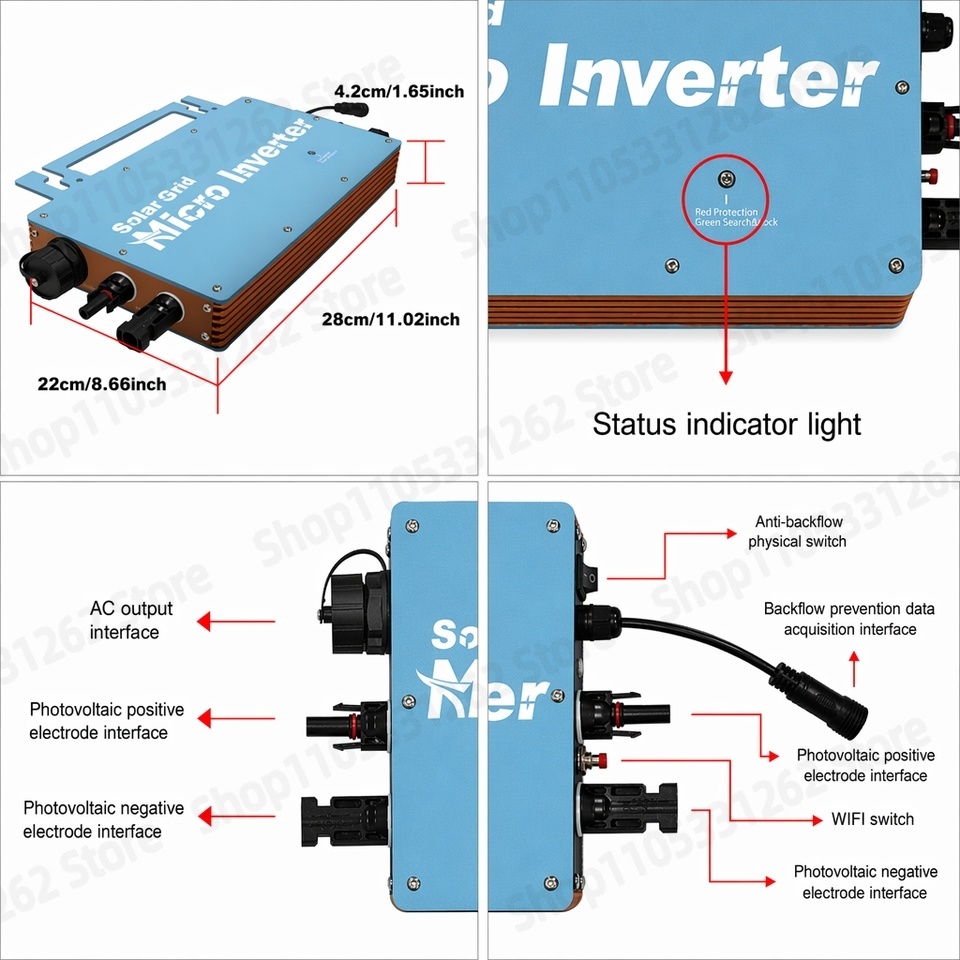 Micro Inverter 1200W Grid Tie  - огляд і ціна Grid Tie Micro Inverter