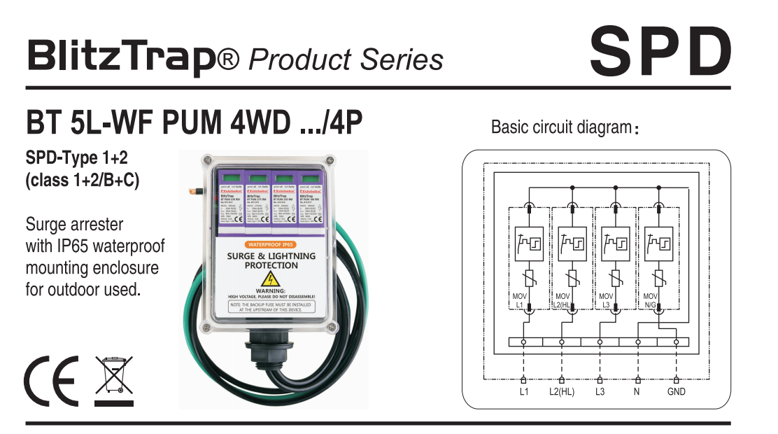 UL 1449 Surge Protector T1 + T - огляд і ціна Ac Surge Protector