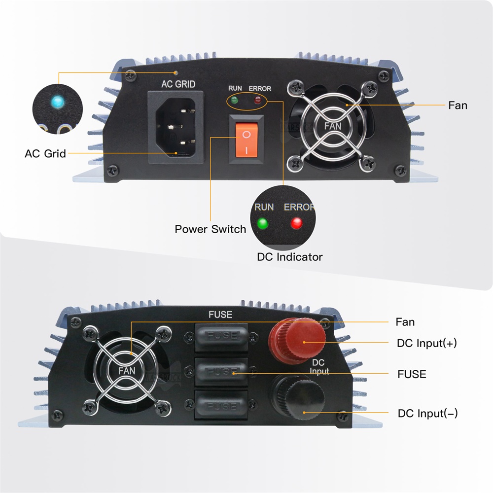 18V 24V 36V 1400W Solar On Gri - огляд і ціна Grid Tie Micro Inverter